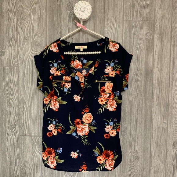 Wishful Park Tops - Women’s crop sleeve blouse